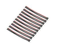 LINSYRC 10PCS 4S 5-Pin JST XH Male to Female Connector Plug Lipo Balance Extension Lead Cable with 15CM 22AWG Silicone Wire (4S)