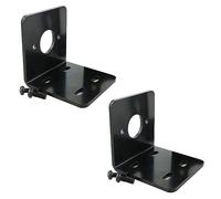 LINSYRC 2-Pack RC Motor Base Metal L-Shape Motor Mounting Holder Fixed Seat Bracket for 775 755 Motors (for 775 Motors)