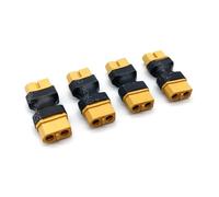 LINSYRC 4pcs XT60 Plug Female to Female Connector No Wire Adapter Converter for RC FPV Car Plane Drone LiPo Battery (Female to Female)