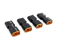 LINSYRC 4pcs XT60 Plug Male to Male Connector No Wire Adapter Converter for RC FPV Car Plane Drone LiPo Battery