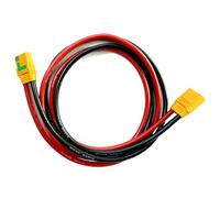 LINSYRC XT90-S Anti-Spark Female Connector to XT90H Male Connector Extension Cable 100CM 10AWG for RC Model Vehicle Aircraft Model