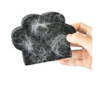 Lint Catcher for Laundry - Hair Remover for | Cat Paw Shaped Sponge for Pet Bedding & Furniture | Reusable Mesh Traps to Prevent Obs