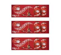 Lint Filled Egg Milk Chocolate Pack (5 x 18g), Featuring a Smooth Milk Chocolate - Gift for Easter & Easter Egg Hunts For Everyone 2026 (Pack Of 3)