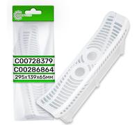 Lint Filter for Tumble Dryer 295x139x65 mm with Original Code C00728379 C00286864 488000728379 482000023267 for Indesit for Ariston for Philips for Whirlpool - Warranty 5 Years - ONIX TECH