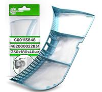 Lint Filter for Tumble Dryer 330x180x40 mm with Original Code for Indesit for Ariston for Whirlpool for Bauknecht - Warranty 5 Years - ONIX TECH