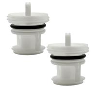 Lint Filter Insert Compatible with Bosch Siemens Constructa Neff for Washing Machine Washer Dryer 00647920 647920 00605010 605010 00602008 Replacement Part Lint Filter (2 Pieces) (White)
