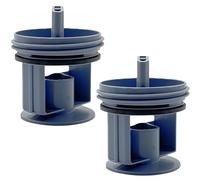 Lint Filter Insert Compatible with Bosch Siemens Constructa Neff for Washing Machine Washer Dryer 00647920 647920 00605010 605010 00602008 Replacement Part Lint Filter (2 Pieces) (Blue)