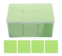 Lint Free Cotton Pads 1080pcs for Nail Tools and Makeup Brushes | Green, Salon and Home Use, Gentle on Skin and Nails, Multipurpose Cleaning Pads