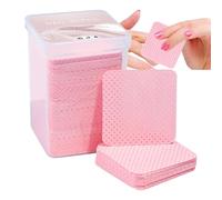 Lint Free Nail Wipes - 200 Pieces Eyelash Extension Glue | Portable Square Lint Free Wipes In Pink | Soft And Gentle For Eyelash Extension And Dissolva Tool