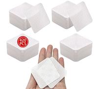 Lint Free Wipes For Nails, 420 Pcs Nail Wipe Pads Multi-Use Lint Free Nail Wipes Absorbent Nail Polish Remover Wipes