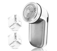 Lint Remover, Bobble Remover for Clothes with Free Extra Blade, Cleaning Brush & Fabric Protector, Electric Fabric Shaver GC20060 with Powerful Motor, Debobbler Clothes Shaver (Black-White)