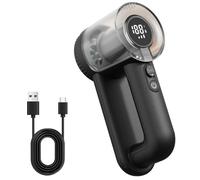 Lint Remover, Electric Fabric Shaver, 3 in 1 LED Display Bobble Remover for Clothes with 6 Blade System & USB Charging, Fabric Shaver for Furniture, Carpets