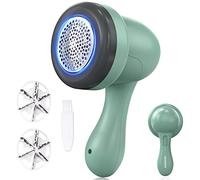 Lint Remover, Electric Fabric Shaver Bobble Remover for Clothing with 3 Blades & USB, Portable Quick Debobbler clothes Shaver Lint Roller Carpet Clothe Sweater Fuzz Pilling Fluff Remover for Clothes