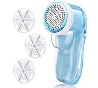 Lint Remover Fabric Shaver, Bobble Remover for Clothes Lint Remover Debobbler Clothes Shaver 2-In-1 Lint Roller Wool Defuzzer Fluff Remover Quick and Effective (3 Blades Included)