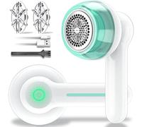 Lint Remover, Fabric Shaver Electric Bobble Remover for Clothes, USB Charging Fluff Remover Sweater Shaver with 2 Replacement Heads for Clothes Fabric