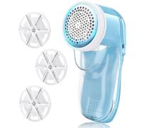 Lint Remover, Fabric Shaver for Clothes with 3 Replaceable Blades, Bobble Remover for Clothes, Clothes Debobbler, Electric Lint Remover Clothes Shaver, Defuzzer for Clothes/Bedding/Furniture