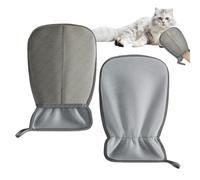 Lint Remover Glove, Pair of Knots, Double Sided Pet Grooming Glove for Rabbits, Cats Long Haired Dogs Brushing Daily Care