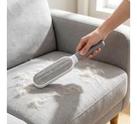 Lint Remover Tool Reusable Pet Hair Brush DoubleSided Portable Cleaner Grey | Portable Reusable Pet Hair Remover, Lightweight Hand Brush For Daily Household Hair And Lint Cleaning