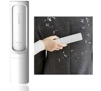 Lint Roller & Clothes Brush, Reusable Lint Brush for Clothes, Furniture, Pet Hair, Dust & Fluff Remover by unel (White)