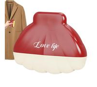 Lint Roller For Clothes - Shell Reusable Mini Cleaner, Washable Pet Hair Remover Laundry Couch Sweater Fabric Fuzz Pilling Cleaning Home Travel, Portable Gel Sticky Sticky Sticker Pink