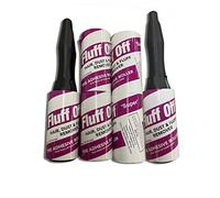 Lint Roller Refill Set 2 Handles & 6 x 90 Sheet Refills, FLUFF OFF. Removes Pet Hair, Fluff & Dust from Clothes, Upholstery and Carpet - 540 Total Sheets
