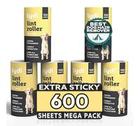Lint Roller Refills - 600 Sheets - Compatible with Tydi, PetLovers, Mr.Siga, Melerio, Azecat and many other Lint Rollers - 100 Sheets per Sticky Roller Refill - Lint Roller for Pet Hair