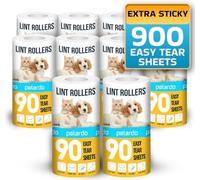 Lint Rolls, 900 Self Adhesive Sheets, 10 Spare Rolls, Only 10 Pieces Refills Pet Hair Removal Agent for Clothes Furniture, Sofas, Carpets, Dog Hair Removal