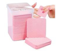 Lint Wipes for Nails,200 Eyelash Extension Glue Wipes - Nail Polish Remover Wipes, Non-Woven Eyelash Extension Glue Wipes, Cleaning Wipes, Lint Wipes Lash Glue Wipes, Pink