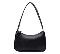 Lintat Clutch Bag Retro Clutch Bag Women's Bow Handbag PU Leather Solid Colour Casual Shoulder Bag for Banquet Leisure, black, 22.5*8*14.5cm