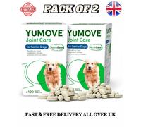 Lintbells YuMOVE Dog Joint Supplement for Stiff Older Dogs - 120 Tablets pack 2