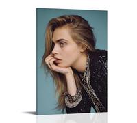LINTEZHG Cara Delevingne Poster Decorative Painting Canvas Wall Art Living Room Poster Bedroom Painting Wall Art Picture Print Modern Family Room Decor 16 x 24 Inches (40 x 60 cm)