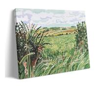 LINTEZHG David Hockney A Gap in The Hedge Poster Decorative Painting Canvas Wall Art Living Room Poster Bedroom Painting Wall Art Picture Print Modern Family Room Decor 08 x 12 Inch (20 x 30 cm)