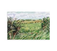 LINTEZHG David Hockney A Gap in The Hedge Poster Decorative Painting Canvas Wall Art Living Room Poster Bedroom Painting, Wall Art Picture Print Modern Family Room Decor 20 x 30 Inches (50 x 75 cm)