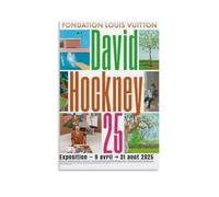 LINTEZHG David Hockney Collection Poster Decorative Painting Canvas Wall Art Living Room Poster Bedroom Painting Wall Art Picture Print Modern Family Room Decor 24 x 36 Inches (60 x 90 cm)
