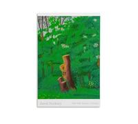 LINTEZHG David Hockney Spring Arrival Art Poster Decorative Painting Canvas Wall Art Living Room Poster Bedroom Painting Wall Art Picture Print Modern Family Room Decor 24 x 36 Inches (60 x 90 cm)