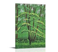 LINTEZHG David Hockney Spring Arrival Fan Art Poster Decorative Painting Canvas Wall Art Living Room Poster Bedroom Painting Wall Art Picture Print Modern Family Room Decor 12 x 18 Inches (30 x 45 cm)