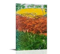 LINTEZHG David Hockney Spring Art Poster Decorative Painting Canvas Wall Art Living Room Poster Bedroom Painting Wall Art Picture Print Modern Family Room Decor 12 x 18 Inches (30 x 45 cm)