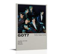 LINTEZHG GOT7 Boy Group Poster Decorative Painting Canvas Wall Art Living Room Poster Bedroom Painting Wall Art Picture Print Modern Family Room Decor 20 x 30 Inches (50 x 75 cm)