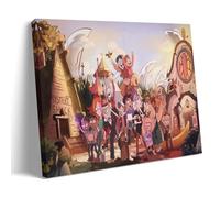 LINTEZHG Gravity Falls And The Owl House Poster Decorative Painting Canvas Wall Art Living Room Poster Bedroom Painting Wall Art Picture Print Modern Family Room Decor 16 x 24 Inches (40 x 60 cm)