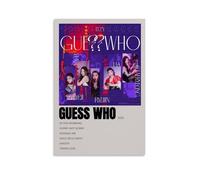 LINTEZHG Guess Who Itzy Poster Decorative Painting Canvas Wall Art Living Room Poster Bedroom Painting Wall Art Picture Print Modern Family Room Decor 12 x 18 Inches (30 x 45 cm)