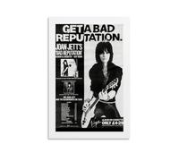 LINTEZHG Joan Jett Bad Reputation Poster Decorative Painting Canvas Wall Art Living Room Poster Bedroom Painting Wall Art Picture Print Modern Family Room Decor 08 x 12 inches (20 x 30 cm)