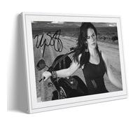 LINTEZHG MAGGIE SIFF SONS OF ANARCHY SIGNED Poster Decorative Painting Canvas Wall Art Living Room Poster Bedroom Painting Wall Art Picture Print Modern Family Room Decor 12 x 18 Inches (30 x 45 cm)