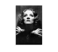 LINTEZHG Marlene Dietrich Singer Art Poster Decorative Painting Canvas Wall Art Living Room Poster Bedroom Painting Wall Art Picture Print Modern Family Room Decor 12 x 18 Inches (30 x 45 cm)