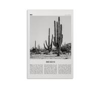 LINTEZHG Mexico Black and White Nature Poster Decorative Painting Canvas Wall Art Living Room Poster Bedroom Painting Wall Art Picture Print Modern Family Room Decor 20 x 30 Inches (50 x 75 cm)