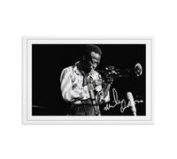 LINTEZHG Miles Davis Signed Poster Decorative Painting Canvas Wall Art Living Room Poster Bedroom Painting Wall Art Picture Print Modern Family Room Decor 16 x 24 Inches (40 x 60 cm)