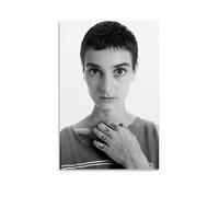 LINTEZHG Sinead O'Connor Blackwhite Poster Decorative Painting Canvas Wall Art Living Room Poster Bedroom Painting Wall Art Picture Print Modern Family Room Decor 12 x 18 Inches (30 x 45 cm)