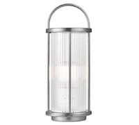 Nordlux Linton Outdoor Garden Post Silver Galvanized Steel E27 Coastal/Marine Safe - Garden, Patio, Driveway Mains Powered, IP54