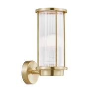 Nordlux Linton outdoor wall light, brass
