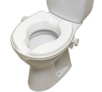 NRS Healthcare Linton Plus Raised Toilet Seat, 50 mm / 2 inch, White
