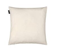 LINUM Annabell Elegant Cushion Cover for Throw Pillow Machine Washable, Cotton Beige, 50 x 50 cm